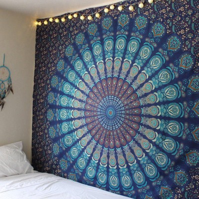 Indian Mandala Bedspread Hippie Tapestry Twin Wall Hanging Throw Rug Decor   201688553308